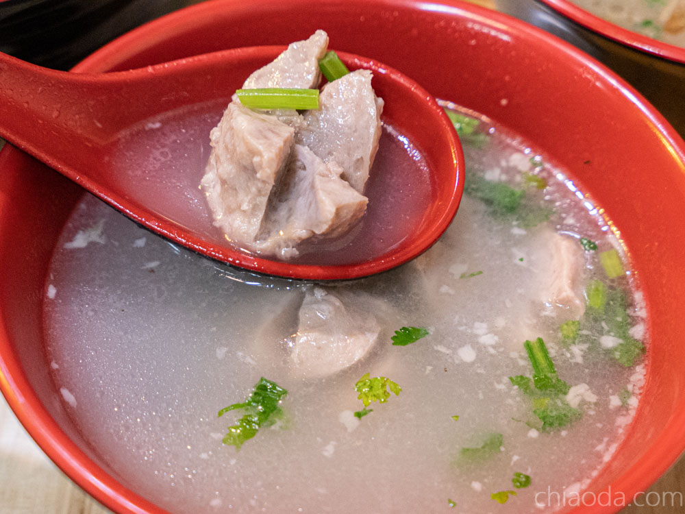 客家風味麵食館　貢丸湯