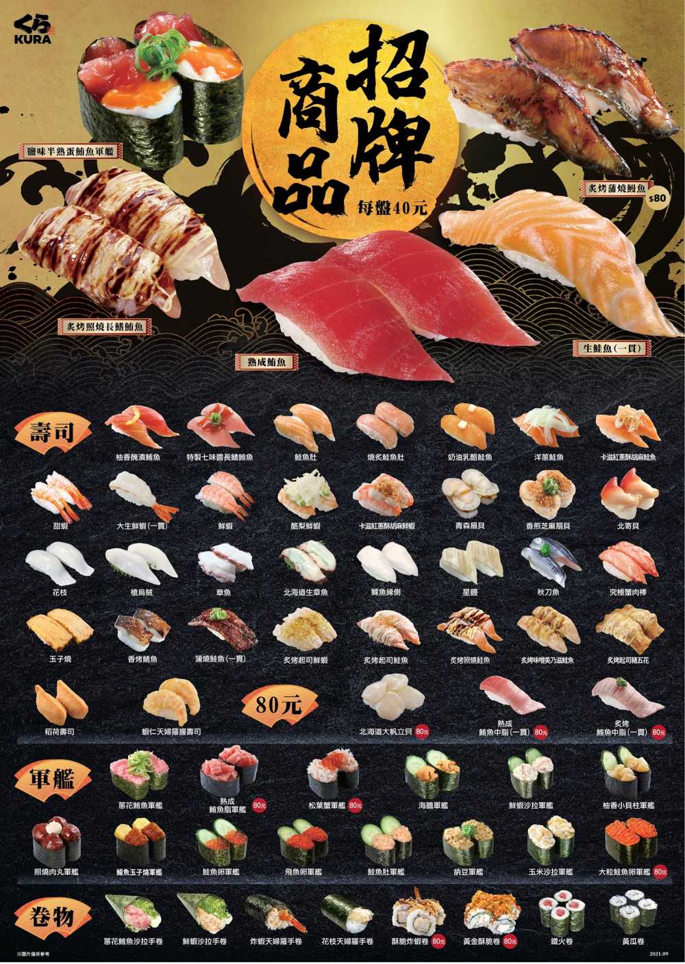 藏壽司2021新菜單
