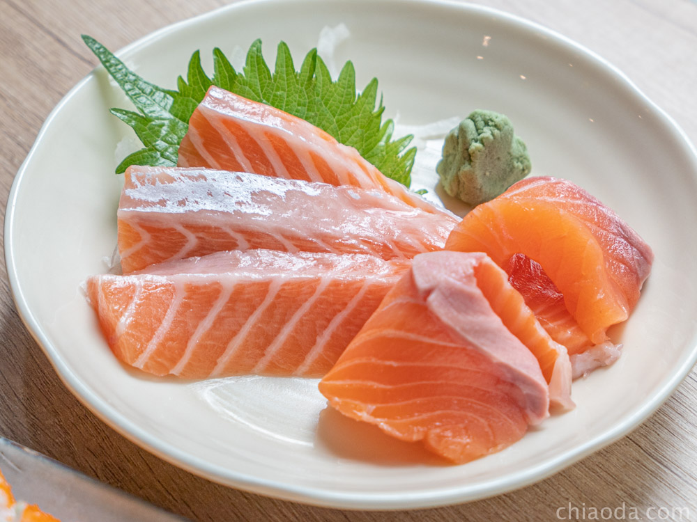楓上屋　鮭魚生魚片